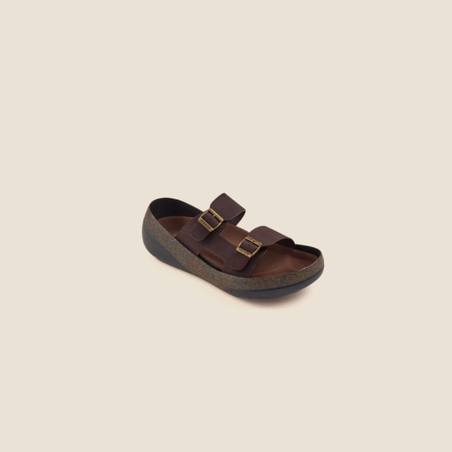Mochi Men Brown Casual Slip-Ons (SKU: 16-872-12-40)