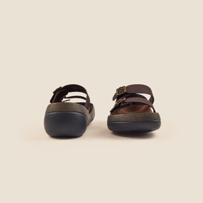 Mochi Men Brown Casual Slip-Ons (SKU: 16-872-12-40)
