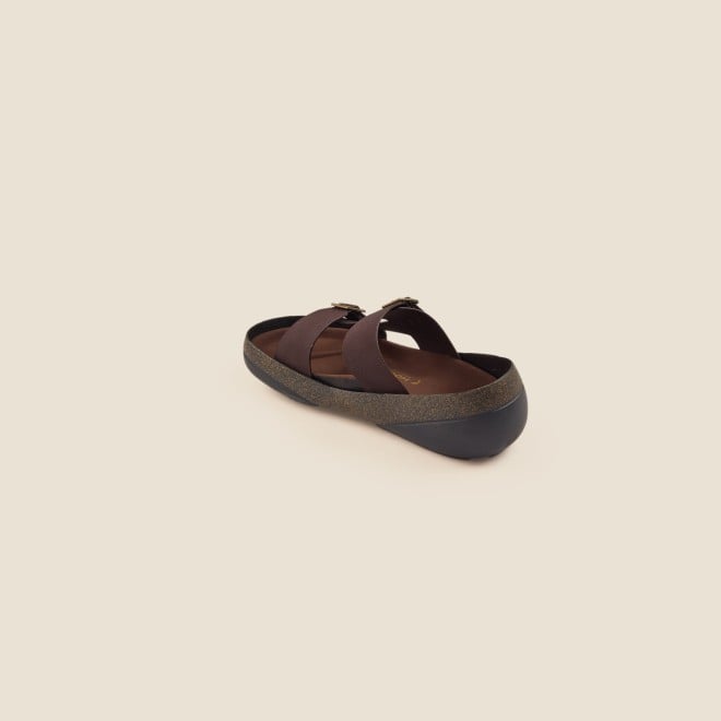 Mochi Men Brown Casual Slip-Ons (SKU: 16-872-12-40)