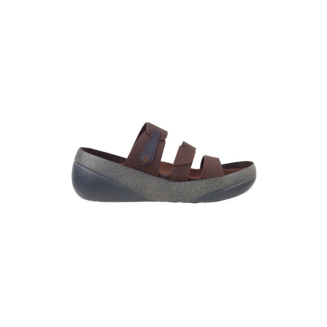 Mochi Men Brown Casual Slip-Ons (SKU: 16-873-12-40)