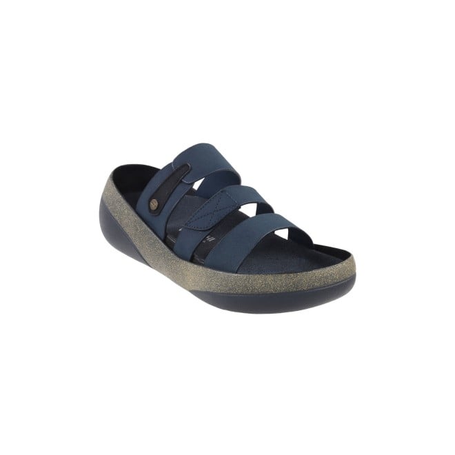 Mochi Men Blue Casual Slip-Ons (SKU: 16-873-45-40)