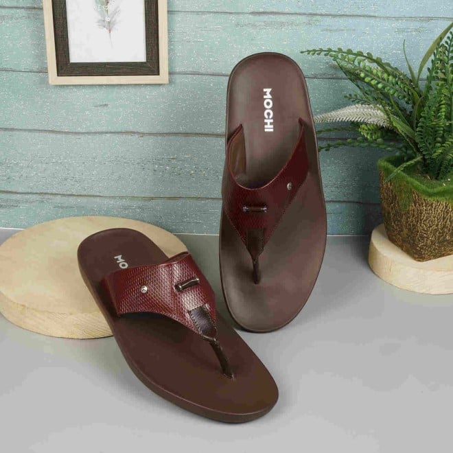 Mochi Men Brown Casual Sandals (SKU: 16-876-12-41)