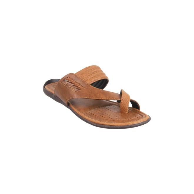 Mochi Men Tan Casual Slippers (SKU: 16-878-23-40)