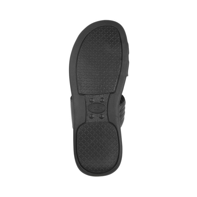 Mochi Men Black Casual Slippers (SKU: 16-878-11-40)