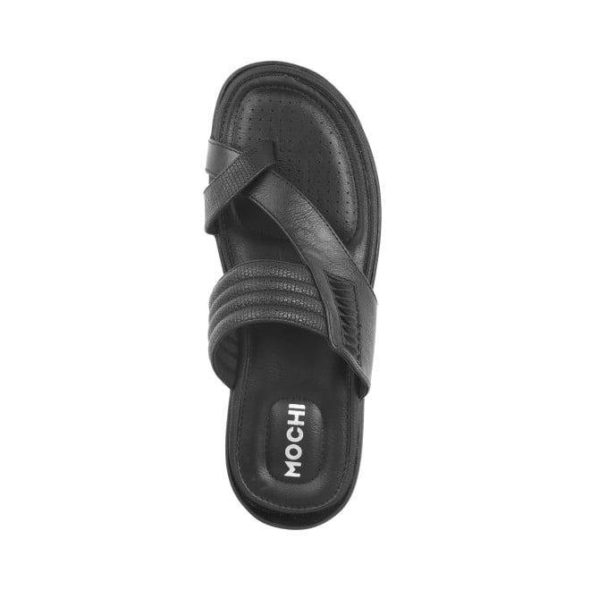 Mochi Men Black Casual Slippers (SKU: 16-878-11-40)