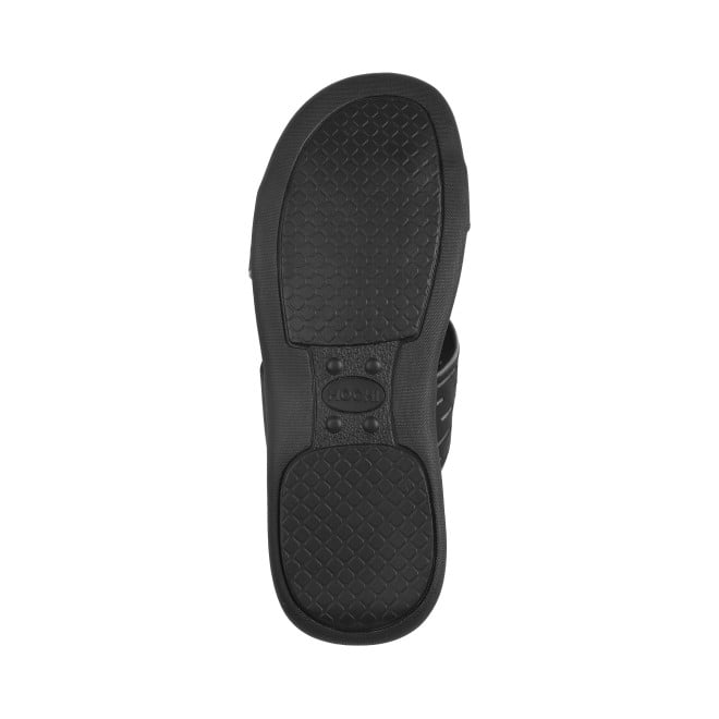 Mochi Men Black Casual Slippers (SKU: 16-879-11-40)