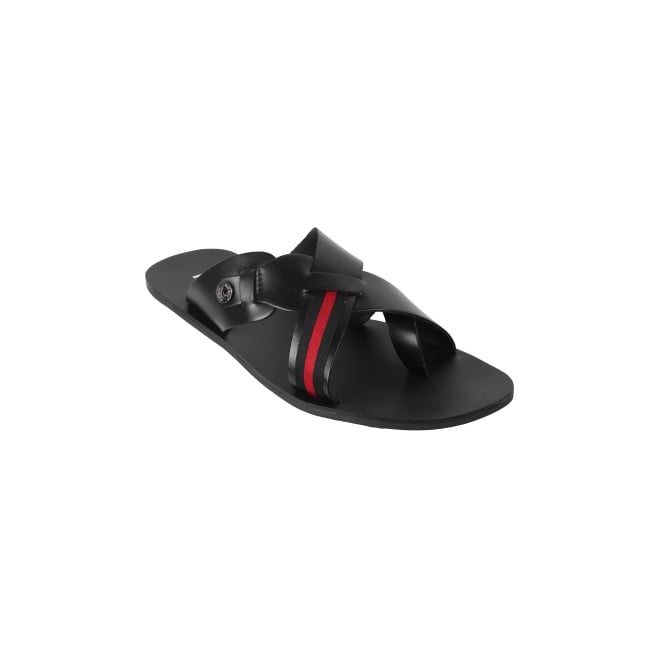 Mochi Men Black Casual Slippers (SKU: 16-880-11-40)