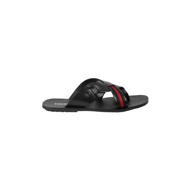 Mochi Men Black Casual Slippers (SKU: 16-880-11-40)