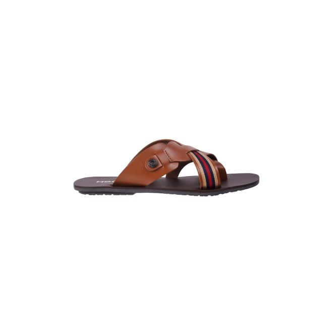 Mochi Men Tan Casual Slippers (SKU: 16-880-23-40)