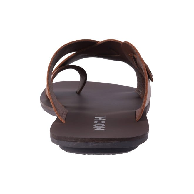 Mochi Men Tan Casual Slippers (SKU: 16-880-23-40)