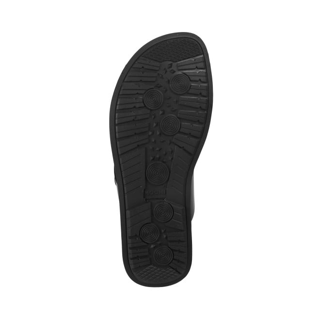 Mochi Men Black Casual Slippers (SKU: 16-880-11-40)