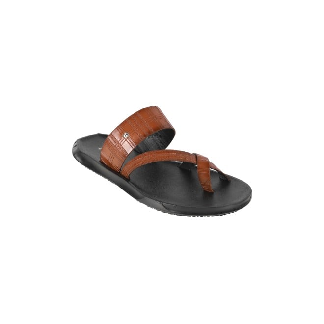 Mochi Men Tan Casual Slippers (SKU: 16-882-23-40)