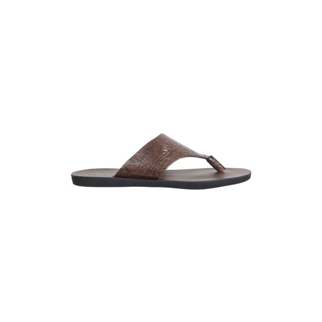 Mochi Men Brown Casual Slippers (SKU: 16-892-12-40)