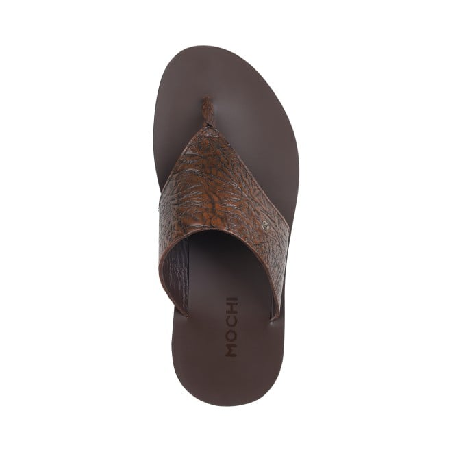 Mochi Men Brown Casual Slippers (SKU: 16-892-12-40)