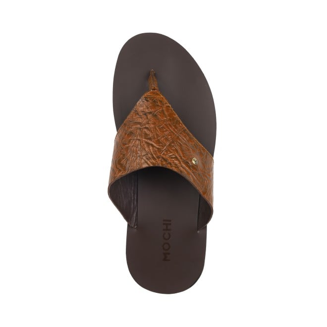 Mochi Men Tan Casual Slippers (SKU: 16-892-23-40)