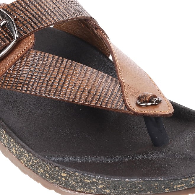 Mochi Men Tan Casual Slippers (SKU: 16-900207-23-39)