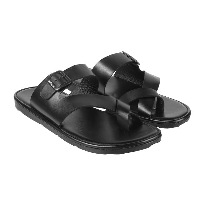 Mochi Men Black Casual Slippers (SKU: 16-900519-11-41)