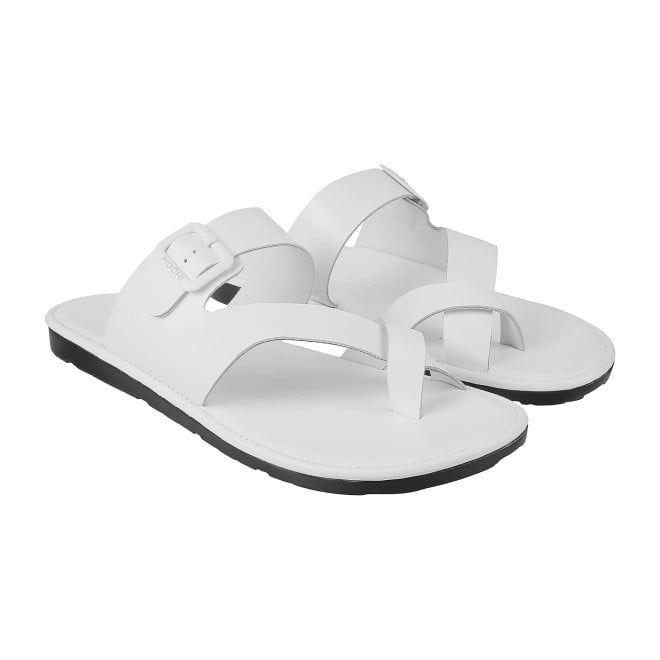 Mochi Men White Casual Slippers (SKU: 16-900519-16-42)