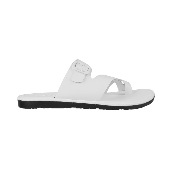 Mochi Men White Casual Slippers (SKU: 16-900519-16-42)