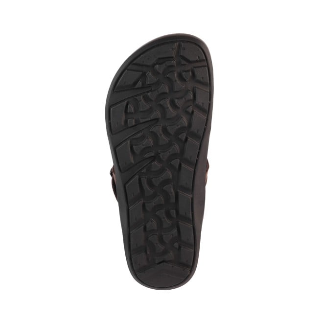 Mochi Men Brown Casual Slippers (SKU: 16-900908-12-40)