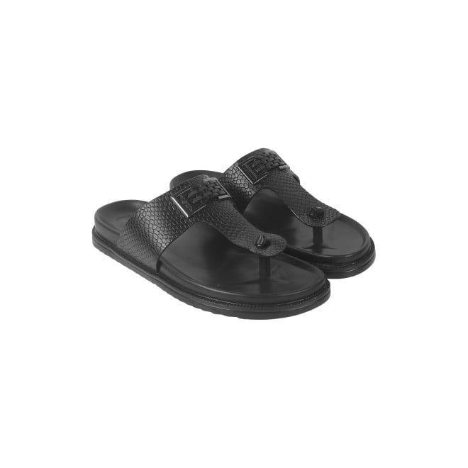 Mochi Men Black Casual Slippers (SKU: 16-901029-11-42)