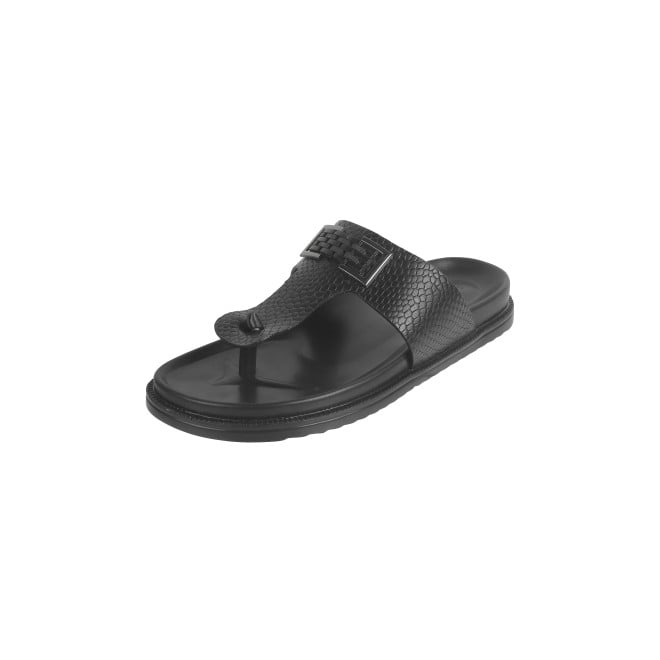 Mochi Men Black Casual Slippers (SKU: 16-901029-11-42)