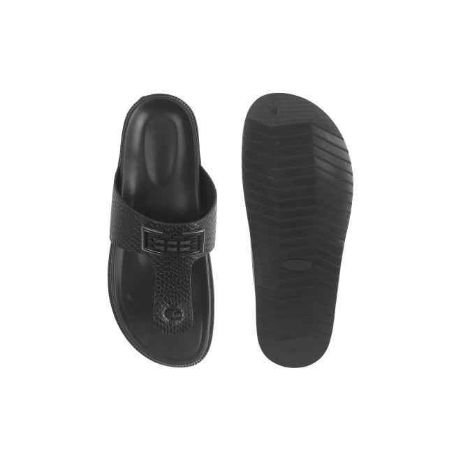 Mochi Men Black Casual Slippers (SKU: 16-901029-11-42)