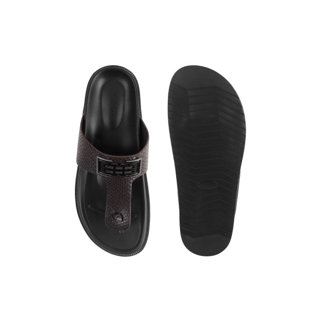 Mochi Men Brown Casual Slippers (SKU: 16-901029-12-39)