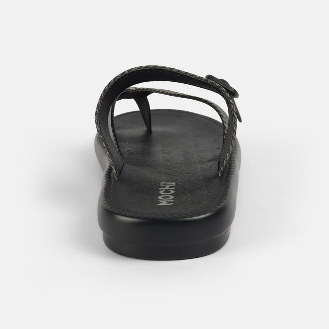 Mochi Men Black Casual Slippers (SKU: 16-901217-11-40)