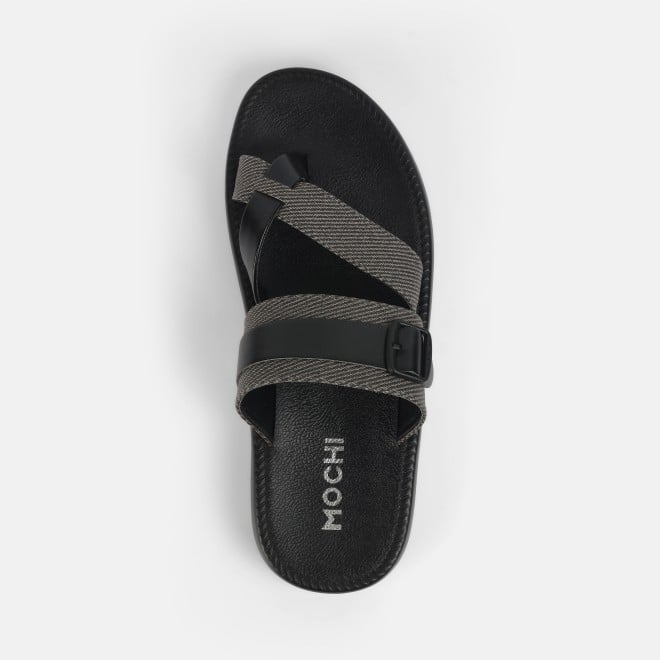 Mochi Men Black Casual Slippers (SKU: 16-901217-11-40)