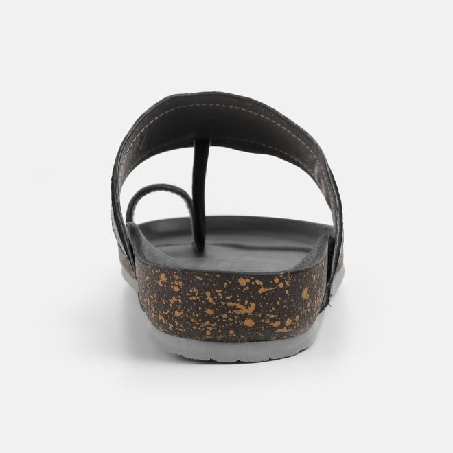 Mochi Men Black Ethnic Kolhapuris (SKU: 16-901261-11-41)