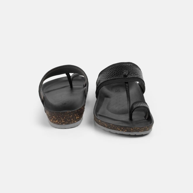 Mochi Men Black Ethnic Kolhapuris (SKU: 16-901261-11-41)