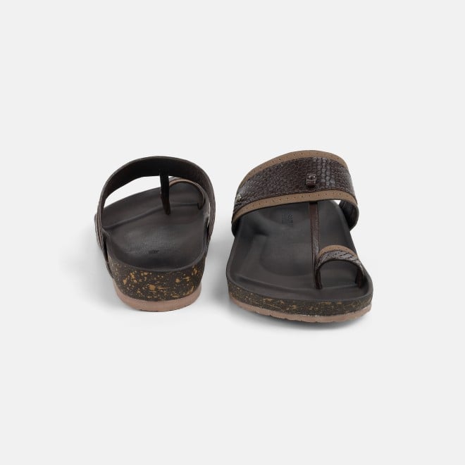 Mochi Men Brown Ethnic Kolhapuris (SKU: 16-901261-12-42)