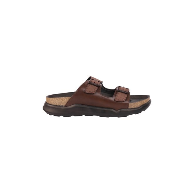 Mochi Men Brown Casual Slippers (SKU: 16-907-12-40)