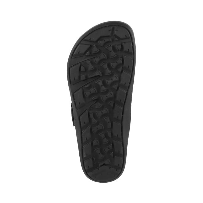 Mochi Men Black Casual Slippers (SKU: 16-908-11-40)