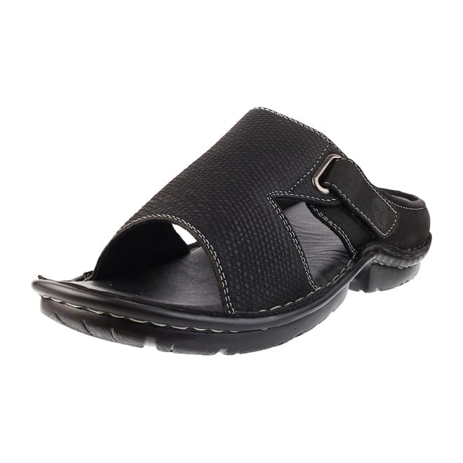 Mochi Men Black Casual Slip Ons (SKU: 16-908044-11-46)