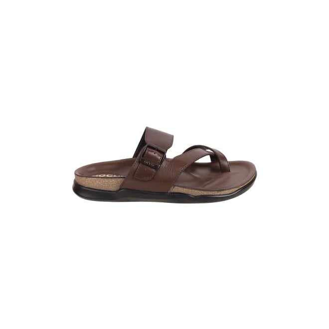 Mochi Men Brown Casual Slippers (SKU: 16-909-12-40)