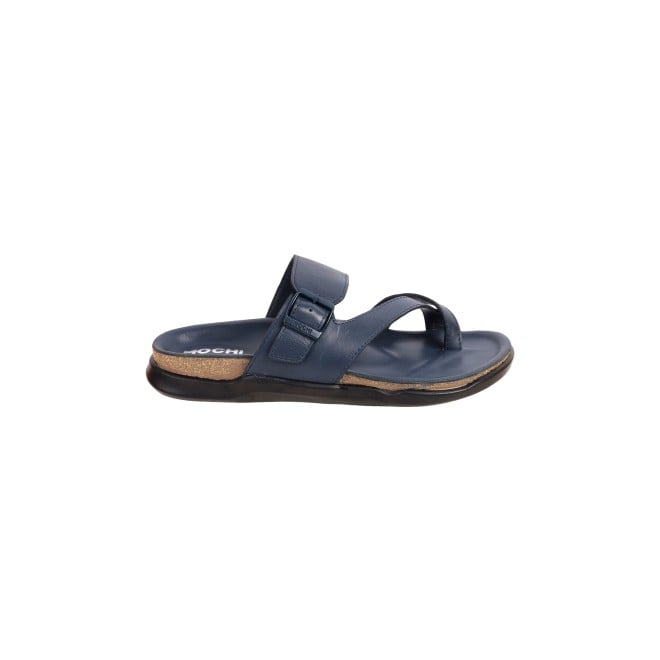 Mochi Men Blue Casual Slippers (SKU: 16-909-45-41)