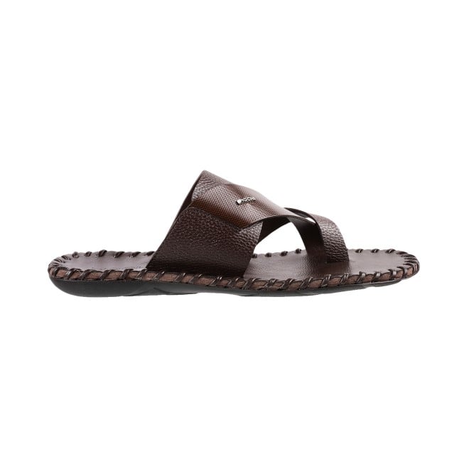 Mochi Men Brown Ethnic Chappals (SKU: 16-909779-12-39)