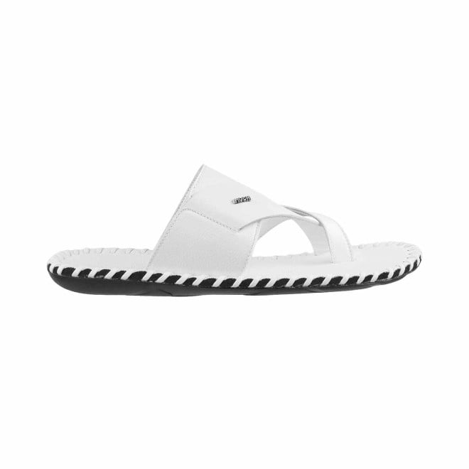 Mochi Men White Ethnic Chappals (SKU: 16-909779-16-39)