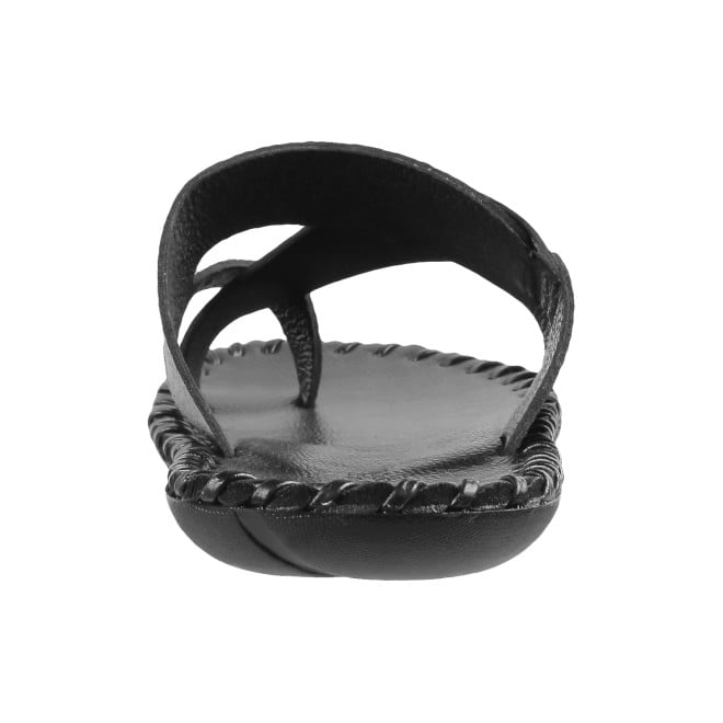 Mochi Men Black Ethnic Chappals (SKU: 16-909779-11-39)