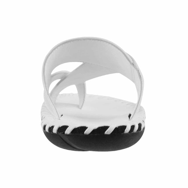 Mochi Men White Ethnic Chappals (SKU: 16-909779-16-39)