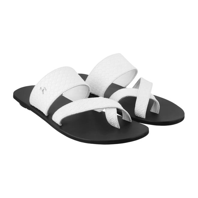 Mochi Men White Formal Slippers