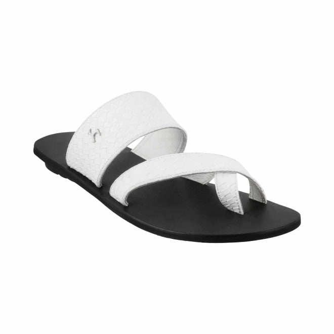 Mochi White Formal Slippers