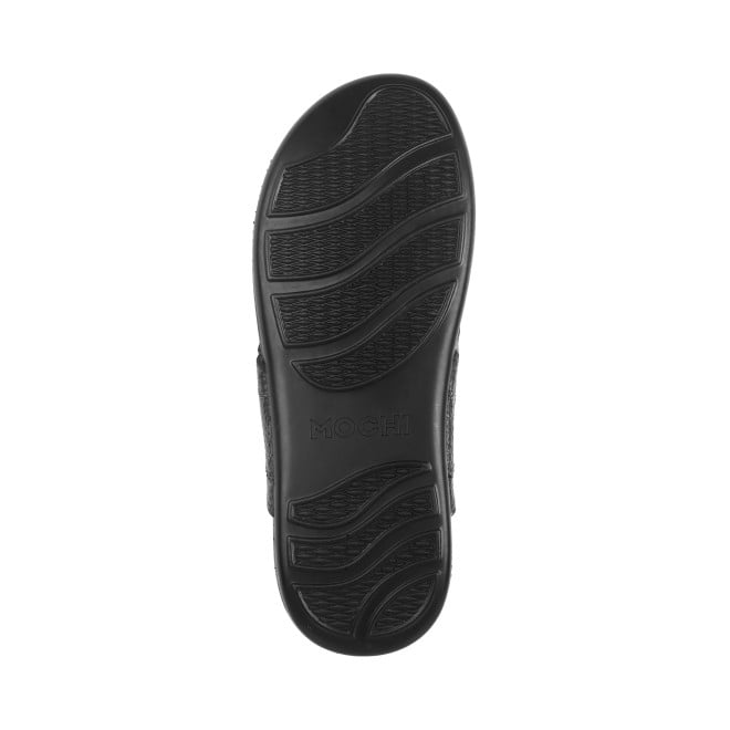 Mochi Men Black Casual Slippers (SKU: 16-916-11-40)