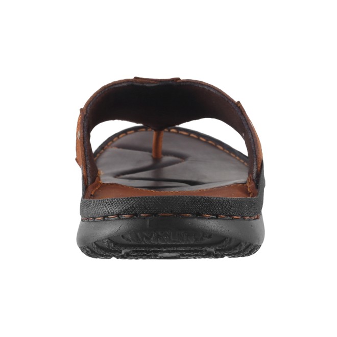 Mochi Men Tan Casual Chappals (SKU: 16-9195L-23-46)