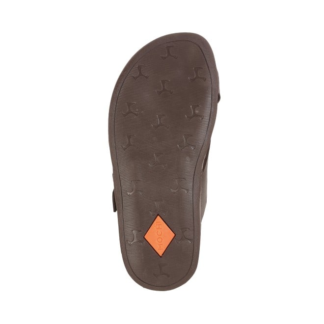 Mochi Men Brown Casual Slippers (SKU: 16-920-12-40)