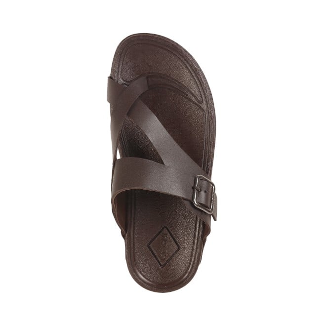 Mochi Men Brown Casual Slippers (SKU: 16-920-12-40)