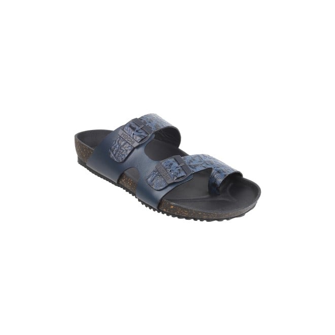 Mochi Men Blue Casual Slippers (SKU: 16-930-45-40)