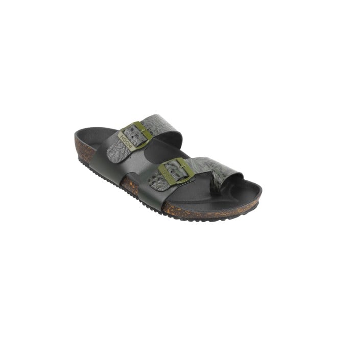 Mochi Men Olive Casual Slippers (SKU: 16-930-49-40)